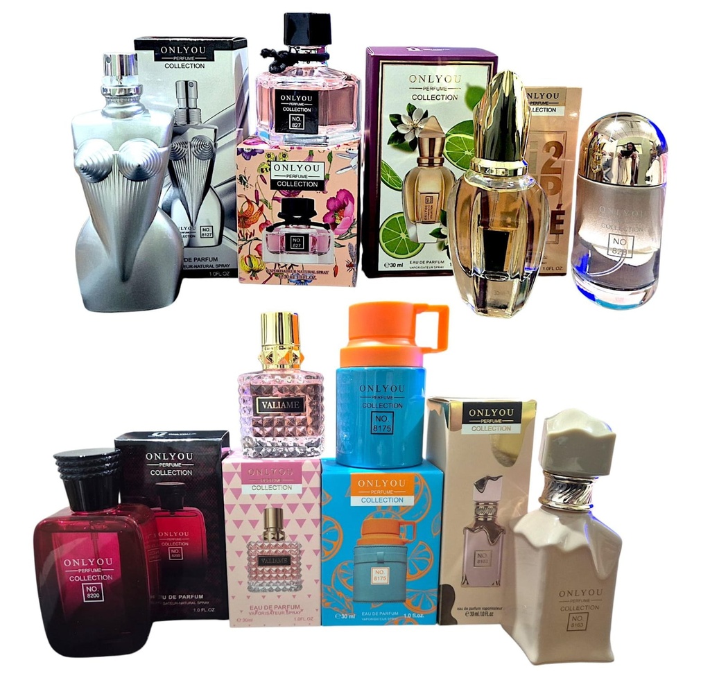 PERFUME ONLYOU 12 MODELOS MARCAS VARIAS 30ML