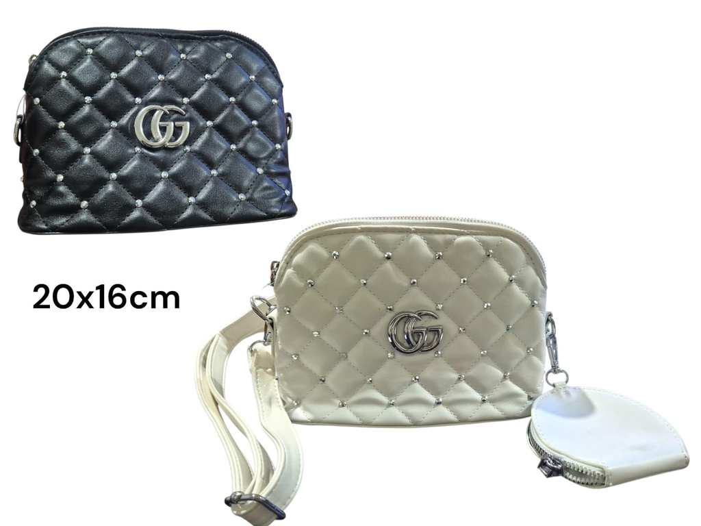 BANDOLERA CON MONEDERO Y COREA FINA C/ STRASS A2319-10