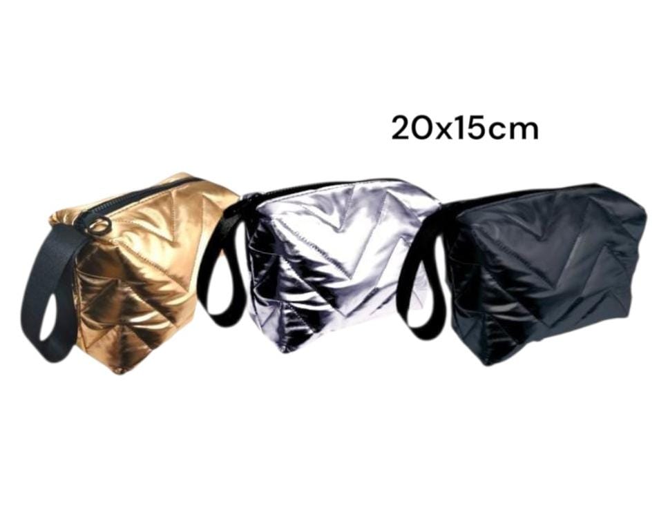 NECESER COSTURA ZIGZAG METALIZADO CON AGARRE 20X15CM