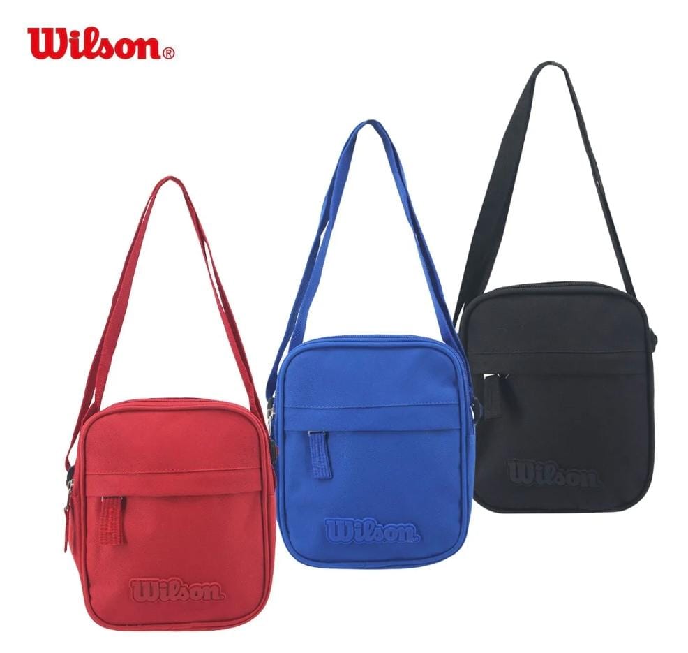 MORRAL WILSON URBANA 3 COLORES LISOS 2 CIERRES 21X17X7CM
