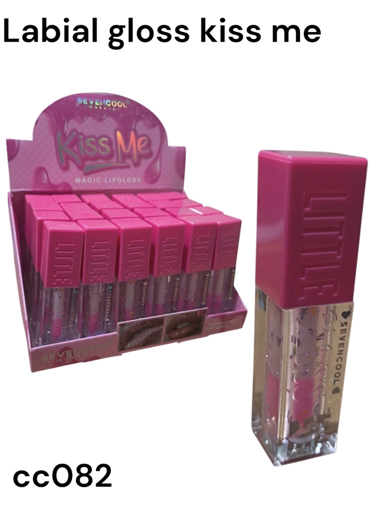 GLOSS LABIAL KISS ME CUADRADO CC082 LITTLE GLOSS 5061