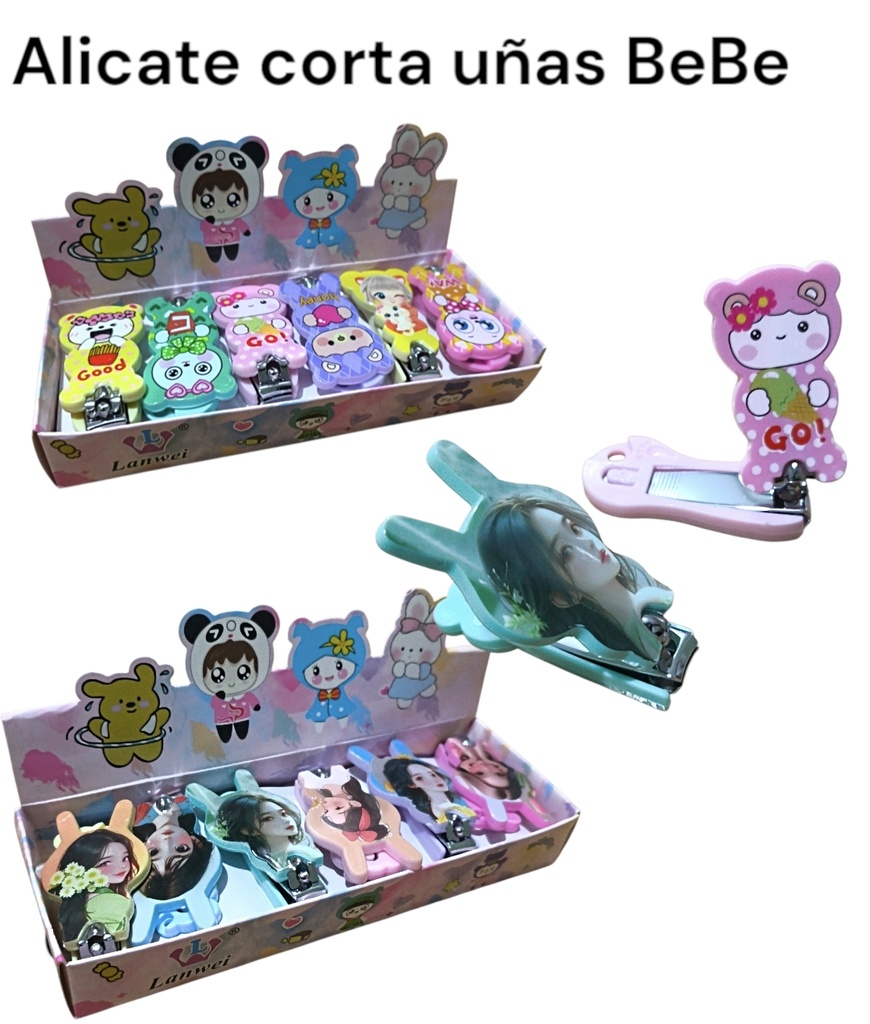 ALICATE CORTA UÑA PARA BEBE LANWEI L 201 C/U 3060