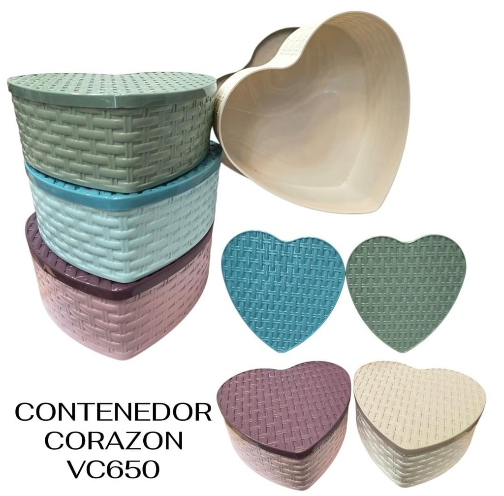 TAPPER FORMA DE CORAZON ART VC650 24X24CM