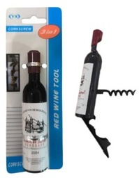 SACACORCHO MINI BOTELLA DE VINO CON IMAN AR 1140