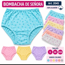 BOMBACHA ALGODON SEÑORA ESPECIAL A SUPER ESPECIAL ESTAMPADA 2045