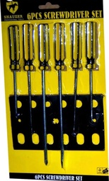 DESTORNILLADOR TAXI X 6 EN BLISTER AMARILLO ECO