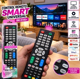 CONTROL REMOTO UNIVERSAL PARA TV LED RM-014S HA-63118