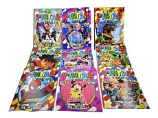 LIBRO DE PINTAR PERSONAJES CON STICKER 
