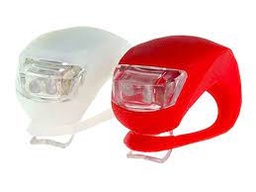 LUZ BICI DELANTERO Y TRASERO SILICONA HJ008-2 