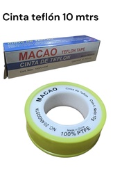 CINTA TEFLON 10 MTRS MACAO NRO 20