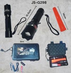 LINTERNA SWAT MULTIFUNCION 807 EN CAJA NEGRA