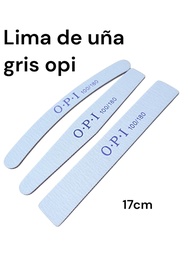 LIMA DE UÑA OPI 100/180 GRIS PULIDORA 17 CM VARIOS MODELO