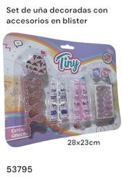 SET DE UÑA INFANTIL EN BLISTER TINY 28X23 COD 53795