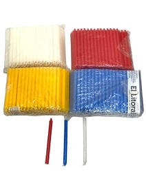 VELAS LARGAS X 100 C/U LISAS 190