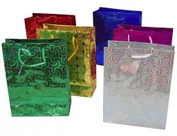 Nº 3 BOLSA DE REGALO METALISADO 29 X 38