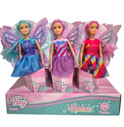 MUÑECA TINY HADA EN CAJA CONO EXIVIDOR COD 54455
