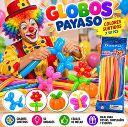 GLOBO PARA GLOBOLOGIA X 50 BALLONS AR1069