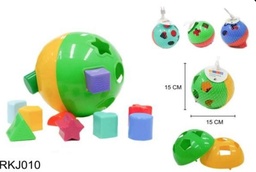 JUEGO ENCASTRE BOLA 10 FORMAS EN RED RKJ010