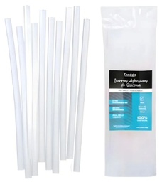 BARRA DE SILICONA FINA 7MM X 30CM CANDELA 500GR POR PAQUETE