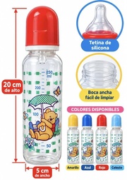 MAMADERA MEDIDOR P/ LECHE C/ TETINA DE CRISTAL DA73