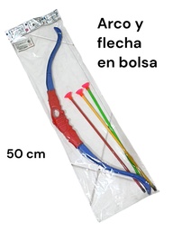 ARCO 53CM Y FLECHA X 3 EN BOLSA TOY 622646