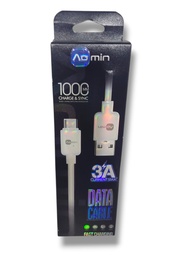 CABLE USB A V8 REFORZADO AO MIN CAJA NEGRA AS2307-1