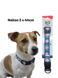 COLLAR DE NAILON PARA PERROS CHICOS 2X44CM ESTAMPADO HUANXIN COC 23-370