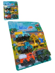 CAMION MINI X 4 EN BLISTER CON OBRERO Y SEMAFORO MKT742020