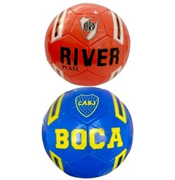 PELOTA N5 BOCA RIVER CUERO ECONOMICA CH1212 CH1414