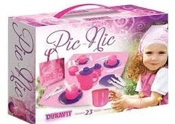 SET PIC NIC EN CAJA DURAVIT 616 JUEGO DE TE +  TAZAS+ PLATOS