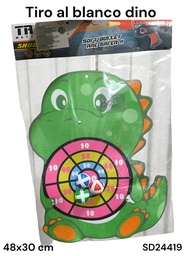 TIRO AL BLANCO DINO 48 X 30 CON PELOTITAS EN BOLSA SD 24419Z3