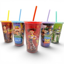 VASO TOY STORY WONDER TAPA CHATA CON PICO 480CC