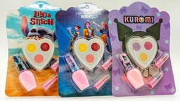 SET INFANTIL ESMALTE+LABIAL+PINTURITA EN BLISTER 3330