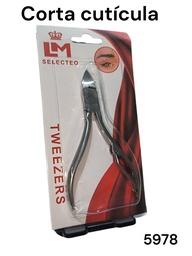 CORTA CUTICULA PINZA EN BLISTER LM 5978