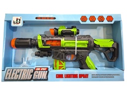 ARMA CON LUZ Y SONIDO Y VAPOR DE AGUA ELECTRIC GUN 35X17CM JY-25-552