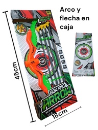 ARCO Y FLECHA CON VENTOSA EN CAJA EXIVIDORA ARROW 31039