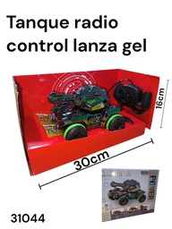 TANQUE RADIO CONTROL LANZA GEL EN CAJA COLORFUL 31044