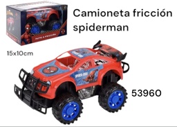 CAMIONETA A FRICCION SPIDERMAN EN CAJA 15X10CM COD 53960