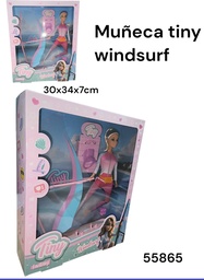 MUÑECA TINY WINDSURF EN CAJA 30X34X7 CM COD 55865