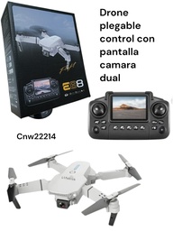 DRONE PLEGABLE FLIGHT CAJA NEGRA CON CONTROL CON PANTALLA CNW22214