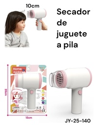 SECADOR DE PELO JUGUETE A PILA EN BLISTER HOME JY-25-140