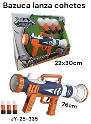 BAZOCA LANZA COHETE VICTORY EN CAJA CON 3 CARTUCHO JY-25-335