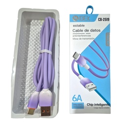 CABLE USB A TIPO C IBEK CB-2519 6A