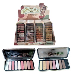 PALETA DE 9 SOMBRAS MATE Y C/ BRILLO ATTRACTIVE SEVENCOOL 9230