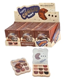 PALETA DE SOMBRAS COOKIE 9 TONOS EN CAJA SEVENCOOL 9092