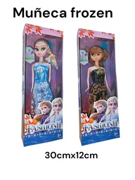 MUÑECA EN CAJA FROZEN ANA Y ELSA 30X12CM YQ-24-15