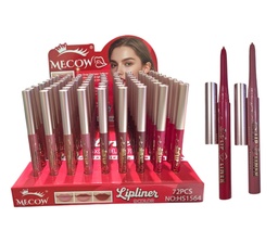 DELINEADOR DE LABIOS RETRACTIL 3 TONOS MECOW HS1564