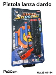 PISTOLA LANZA DARDO SUPER SHOOTING EN BLISTER 624935