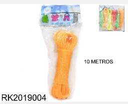 CUERDA/SOGA 10 MTS COLOR EN BOLSA RK2019004