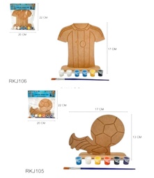 SET DE ARTE MDF CAMISETA Y ZAPATILLA MUNDIAL RKJ105 RKJ106